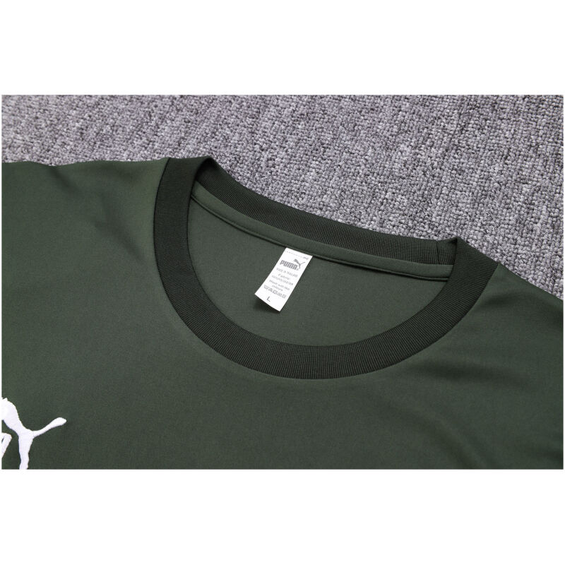 Mens Manchester City Short Training Jersey Dark Green 2023/24