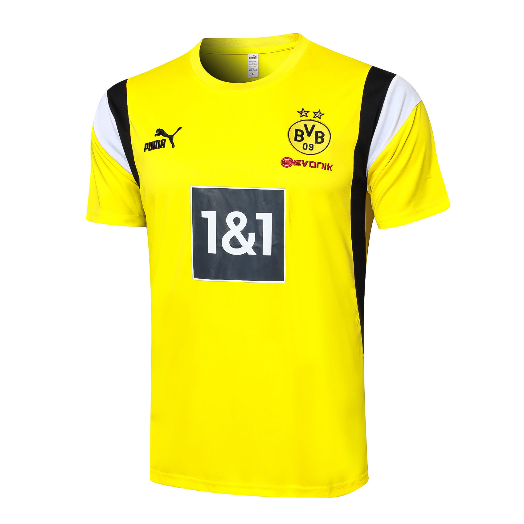 Mens Borussia Dortmund Short Training Jersey Yellow 2023/24