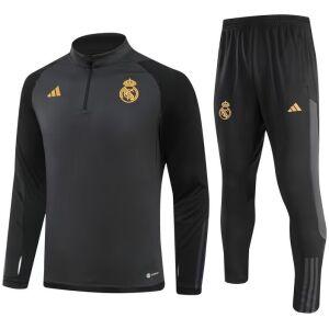 Herren Real Madrid Trainingsanzug Grau 2023/24