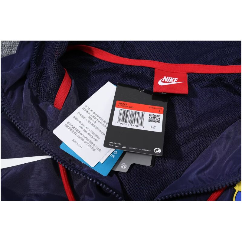 Mens Barcelona All Weather Windrunner Jacket Royal 2023/24