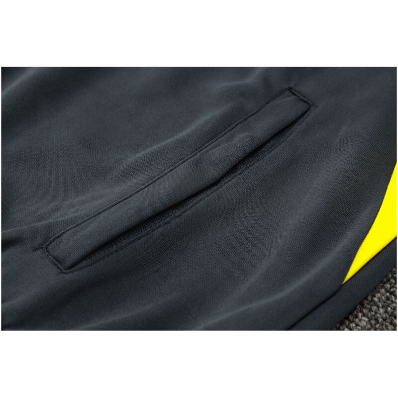 Mens Borussia Dortmund Jacket + Pants Training Suit Grey 2023/24