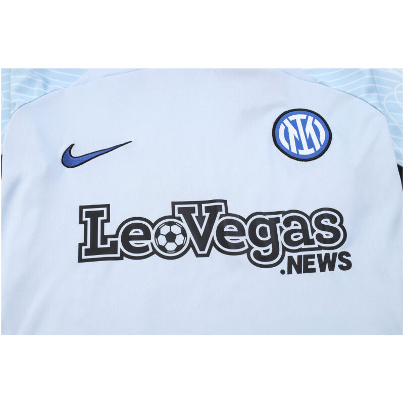 Mens Inter Milan Short Training Suit Pale Blue 2023/24