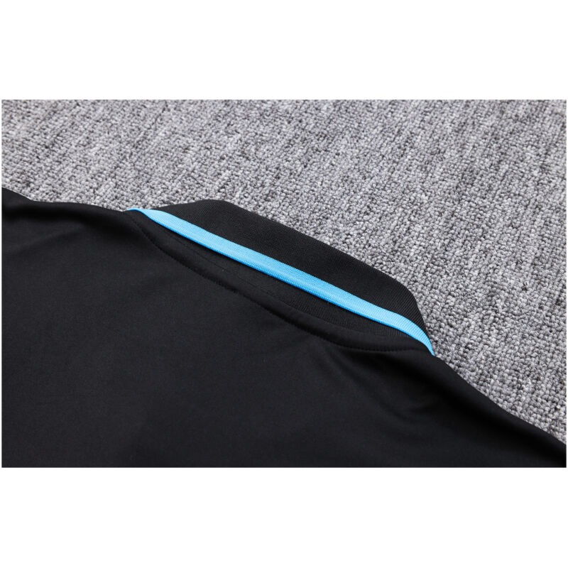 Mens Olympique Marseille Polo Shirt Black 2023/24