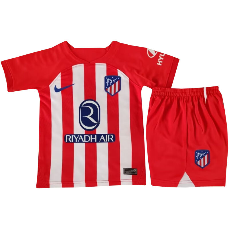 Kids Atletico Madrid Home Jersey 2023/24