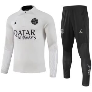 Mens PSG Training Suit Light Grey 2023/24