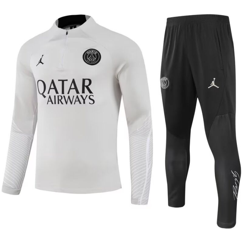 Mens PSG Training Suit Light Grey 2023/24