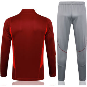 Mens Arsenal Training Suit Wine 2023/24