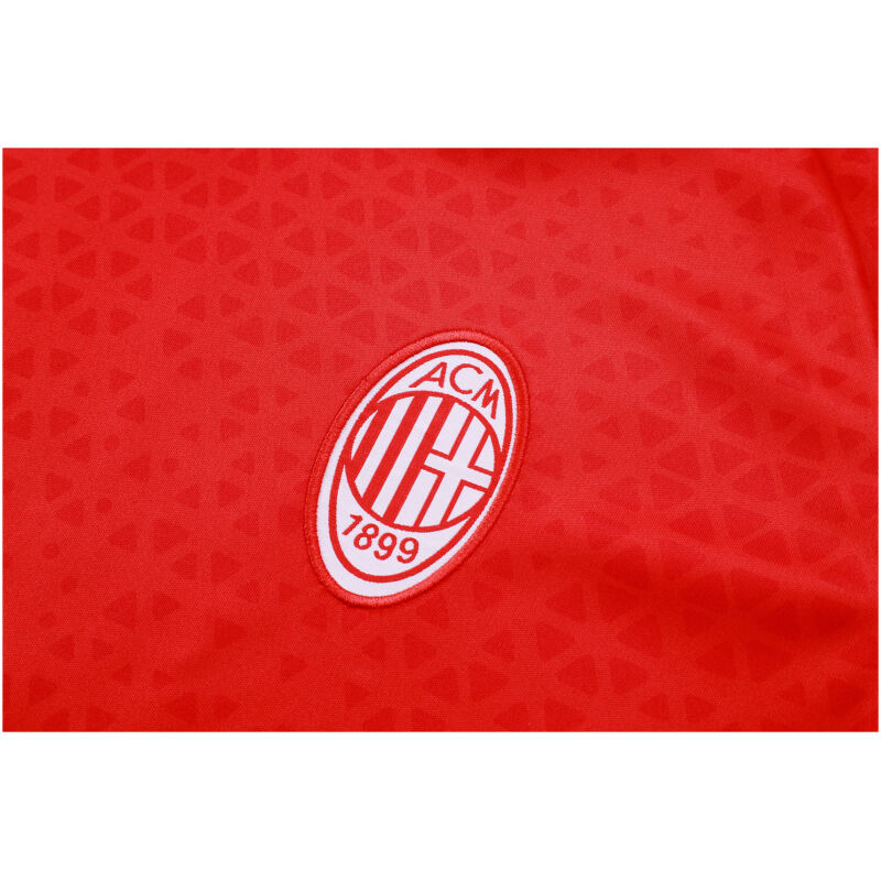 Mens AC Milan Short Training Suit Red 2023/24