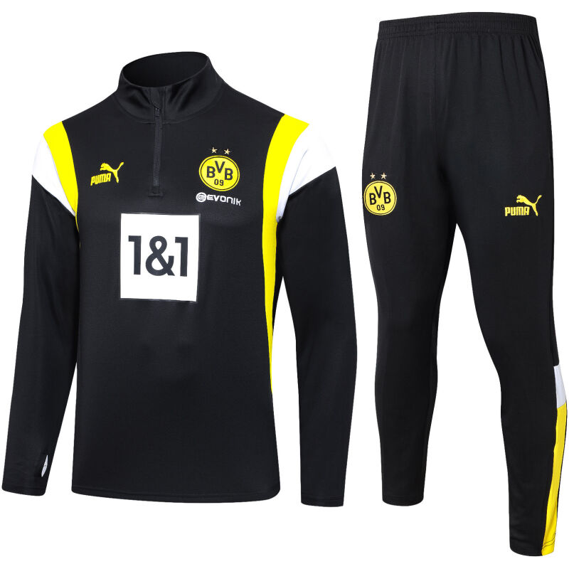 Mens Borussia Dortmund Training Suit Black II 2023/24