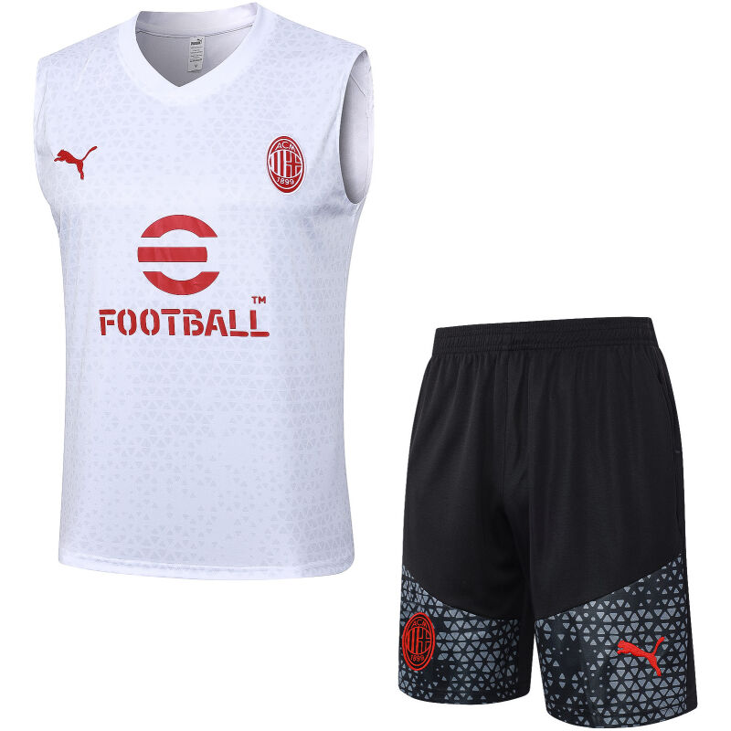 Mens AC Milan Singlet Suit White 2023/24