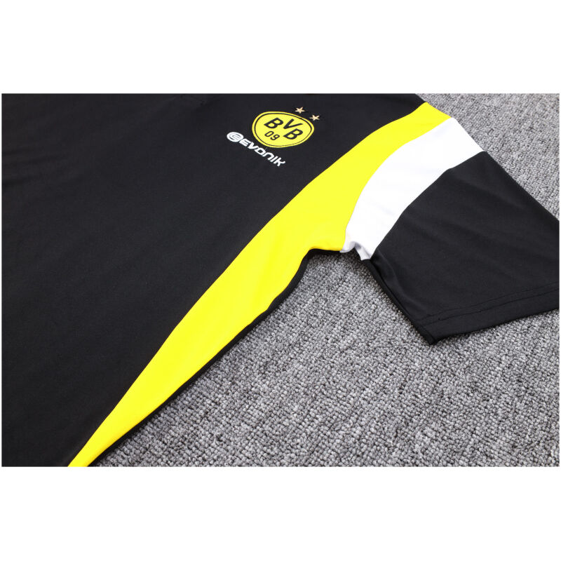 Mens Borussia Dortmund Polo Shirt Black II 2023/24