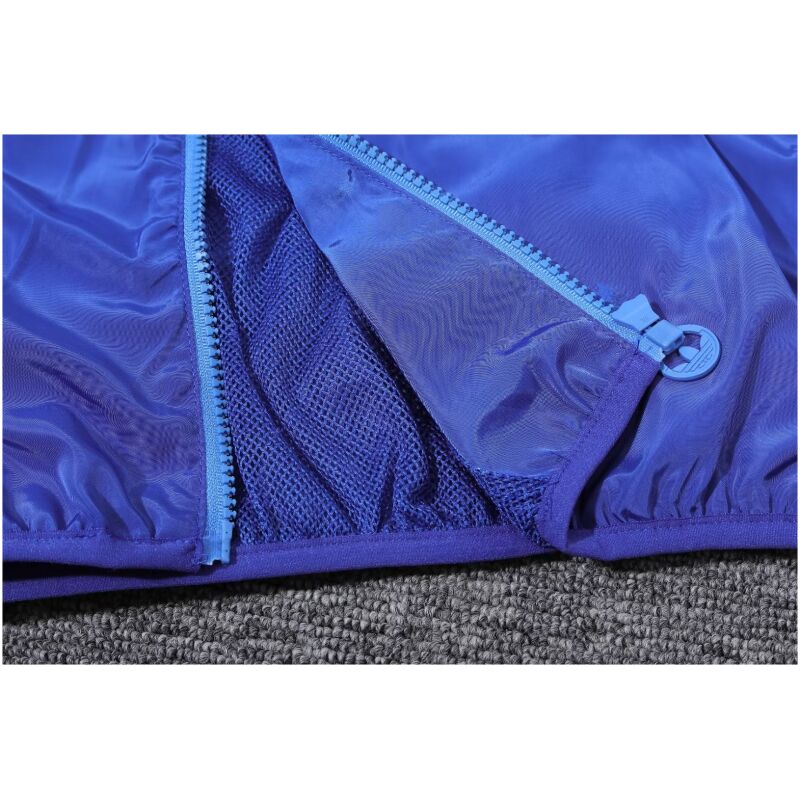 Mens Olympique Lyonnais All Weather Windrunner Jacket Blue 2023/24