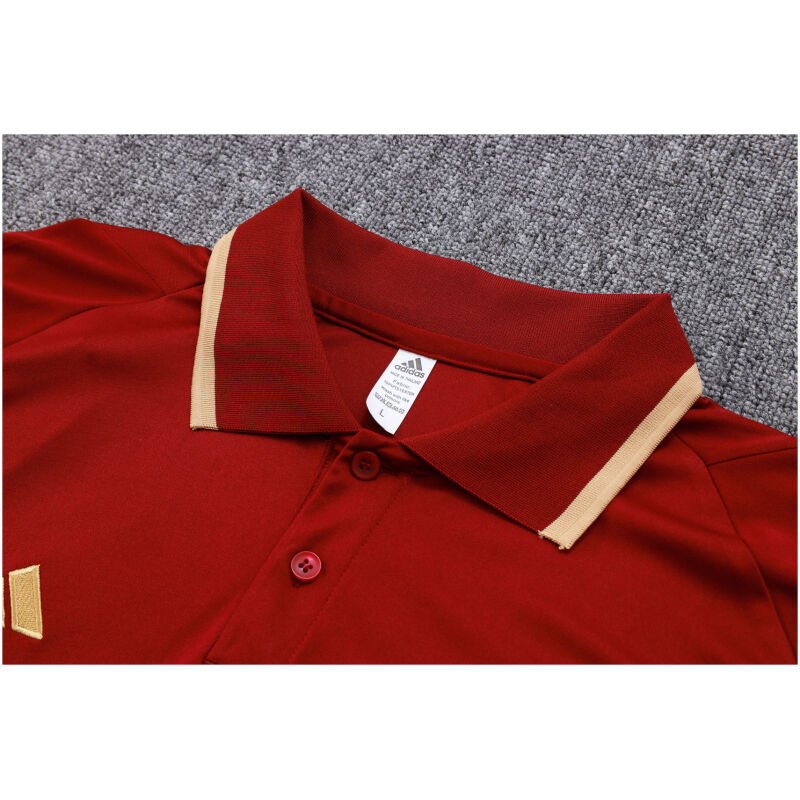 Mens Arsenal Polo Shirt Wine 2023/24
