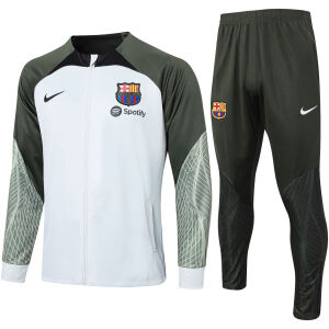 Mens Barcelona Jacket + Pants Training Suit Light Greenish 2023/24