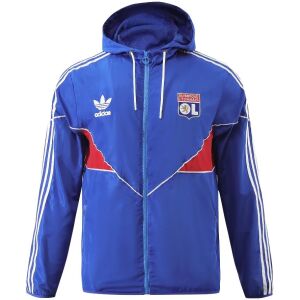 Mens Olympique Lyonnais All Weather Windrunner Jacket Blue 2023/24