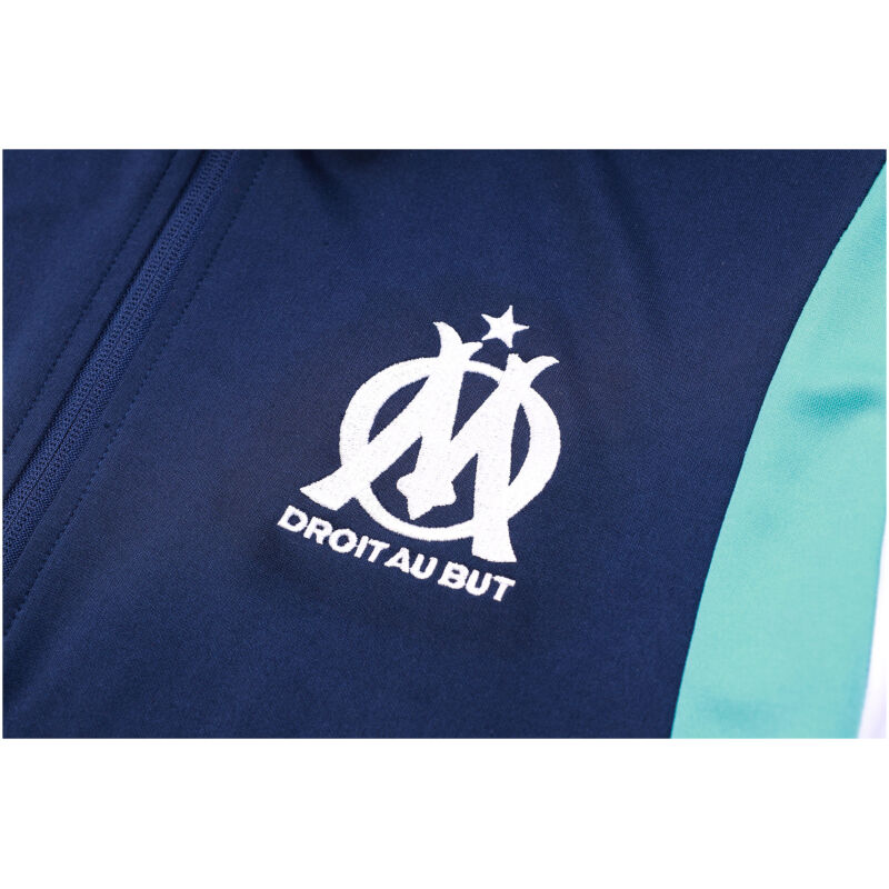Mens Olympique Marseille Jacket + Pants Training Suit Royal 2023/24