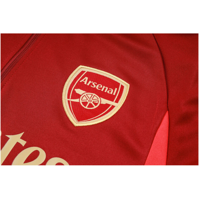 Mens Arsenal Training Suit Wine 2023/24