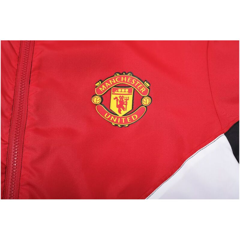 Mens Manchester United All Weather Windrunner Jacket Red – Black 2023/24
