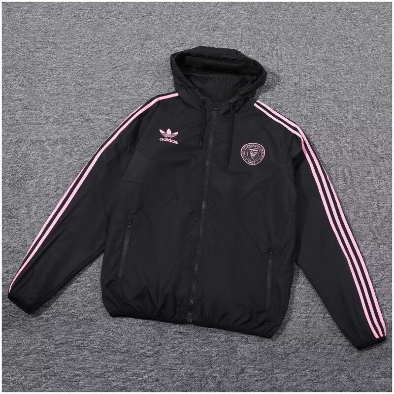 Mens Inter Miami C.F. All Weather Windrunner Jacket Black 2023/24