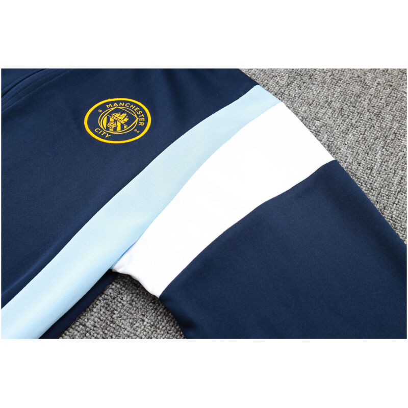 Mens Manchester City Jacket + Pants Training Suit Royal 2023/24