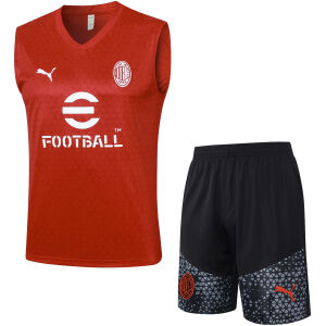 Mens AC Milan Singlet Suit Red 2023/24