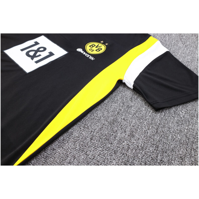 Mens Borussia Dortmund Short Training Jersey Black 2023/24