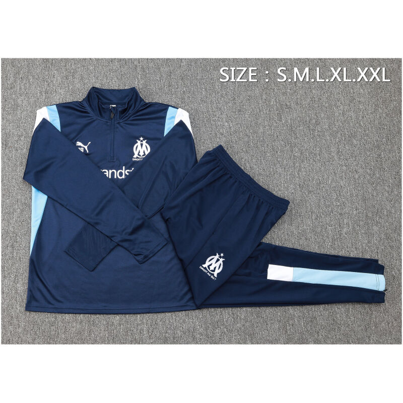 Mens Olympique Marseille Training Suit Royal 2023/24