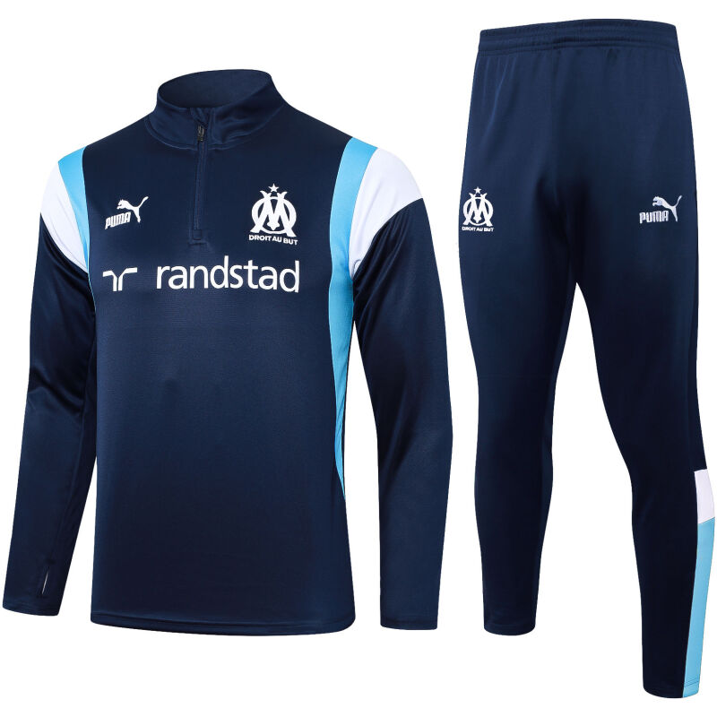 Mens Olympique Marseille Training Suit Royal 2023/24