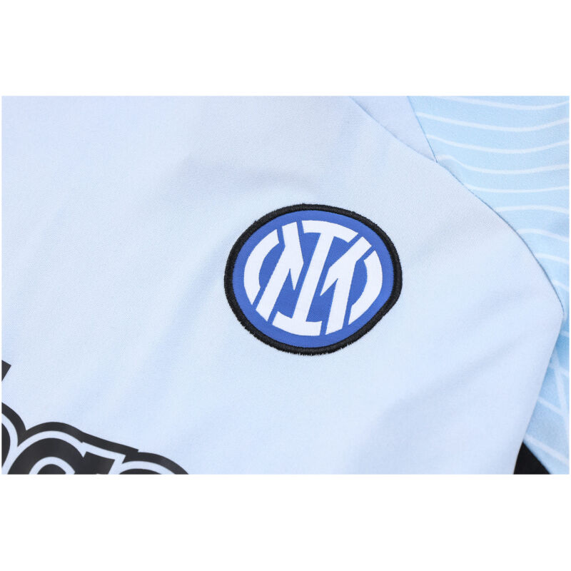 Mens Inter Milan Short Training Suit Pale Blue 2023/24