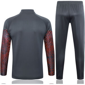 Mens Manchester City Jacket + Pants Training Suit Grey 2023/24