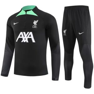 Mens Liverpool Training Suit Black 2023/24