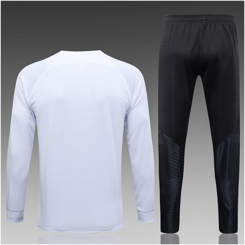 Kids PSG x Jordans Jacket + Pants Training Suit White 2023/24