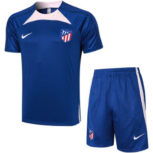 Mens Atletico Madrid Short Training Suit Blue 2023/24