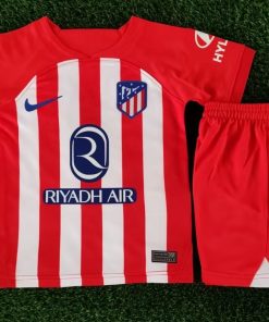 Kids Atletico Madrid Home Jersey 2023/24