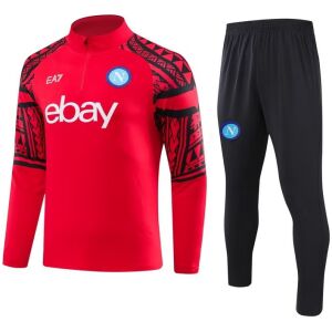 Mens Napoli Training Suit Red 2023/24