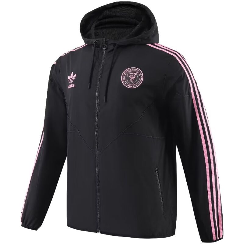 Mens Inter Miami C.F. All Weather Windrunner Jacket Black 2023/24