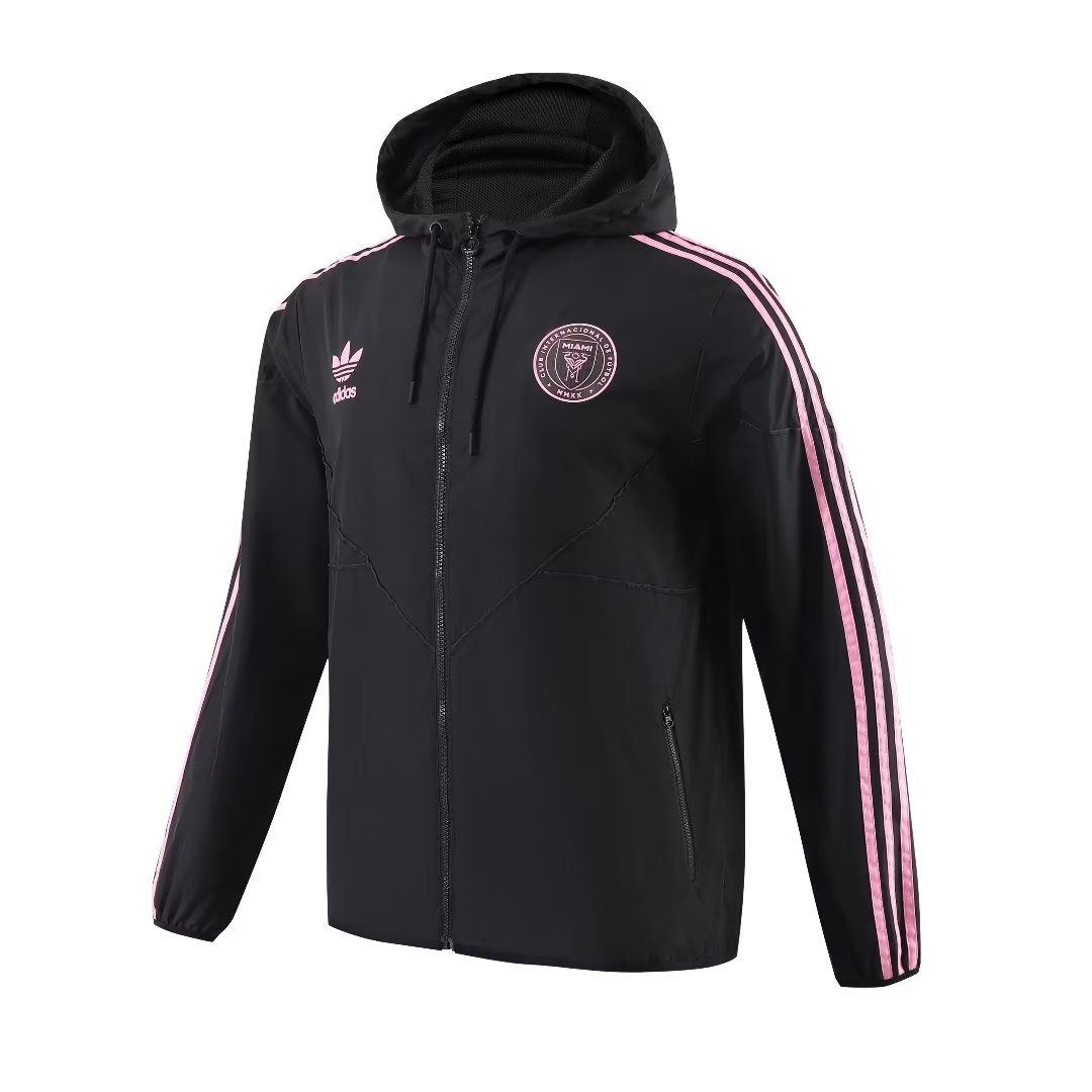 Mens Inter Miami C.F. All Weather Windrunner Jacket Black 2023/24