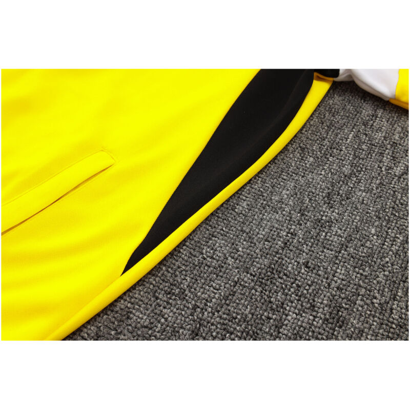 Mens Borussia Dortmund Jacket + Pants Training Suit Yellow 2023/24