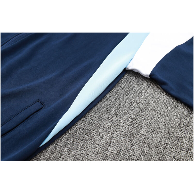 Mens Manchester City Jacket + Pants Training Suit Royal 2023/24