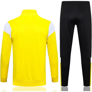 Mens Borussia Dortmund Jacket + Pants Training Suit Yellow 2023/24