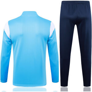 Mens Olympique Marseille Training Suit Blue 2023/24