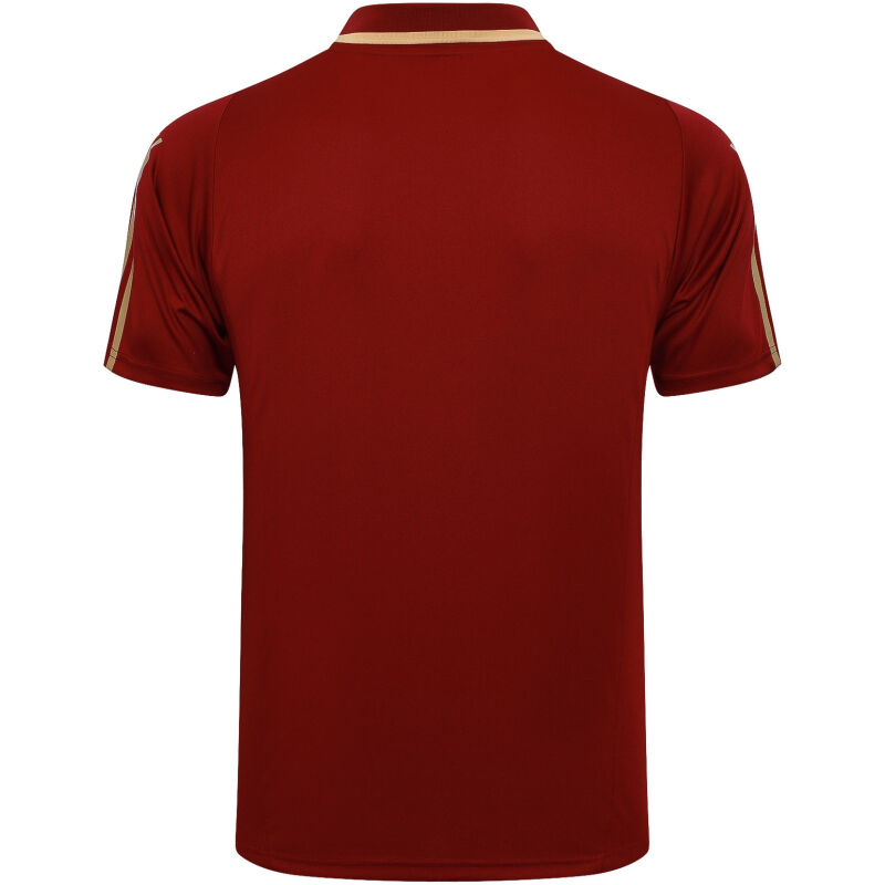 Mens Arsenal Polo Shirt Wine 2023/24