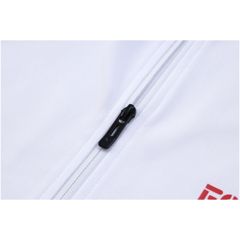Mens AC Milan Jacket + Pants Training Suit White 2023/24