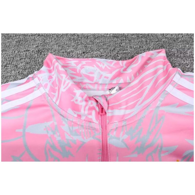 Mens Real Madrid Training Suit Pink Dragon 2023/24