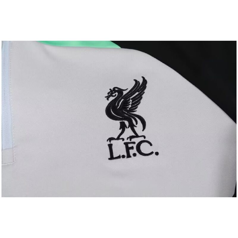 Mens Liverpool Training Suit Light Grey 2023/24
