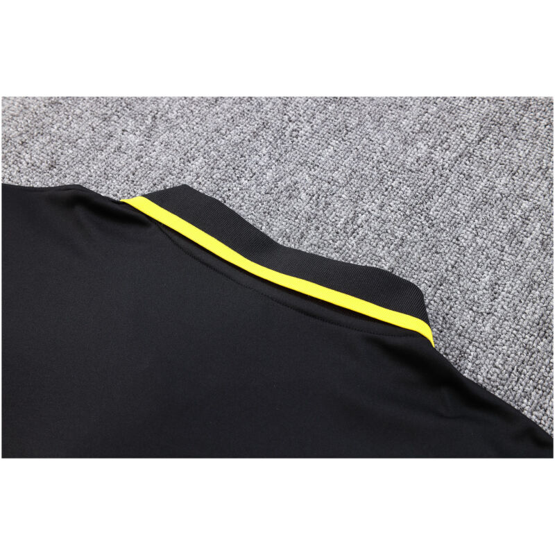 Mens Borussia Dortmund Polo Shirt Black II 2023/24