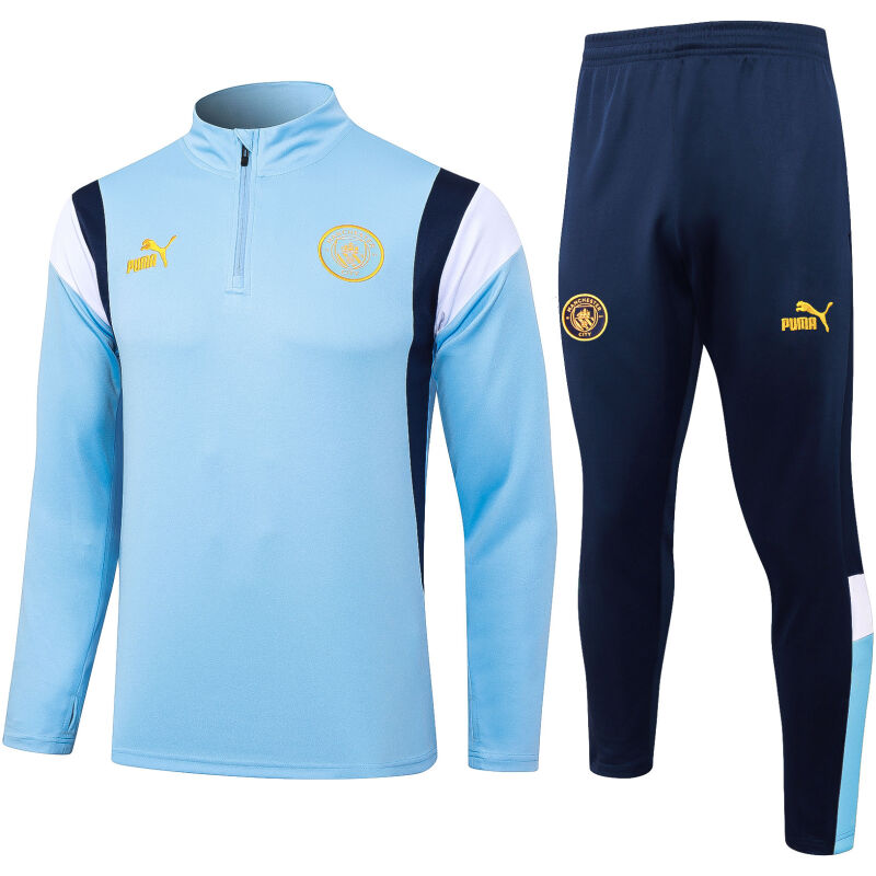 Mens Manchester City Training Suit Blue 2023/24