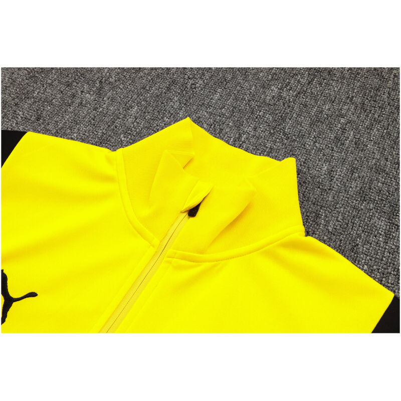Mens Borussia Dortmund Jacket + Pants Training Suit Yellow 2023/24