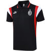 Mens AC Milan Polo Shirt Black III 2023/24