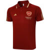 Mens Arsenal Polo Shirt Wine 2023/24